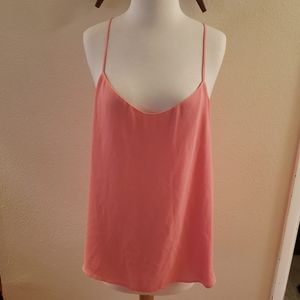 Ann Taylor Loft Large Peach  Flowy Tank Top